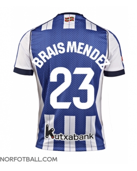 Billige Fotballdrakt Real Sociedad Brais Mendez #23 Replika Hjemmedrakt 2025-26 Kortermet